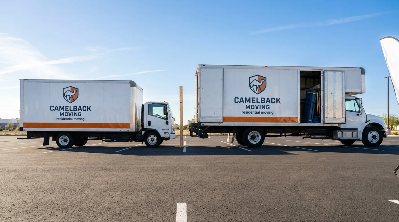 Moving truck size capacity guide in Griggsville